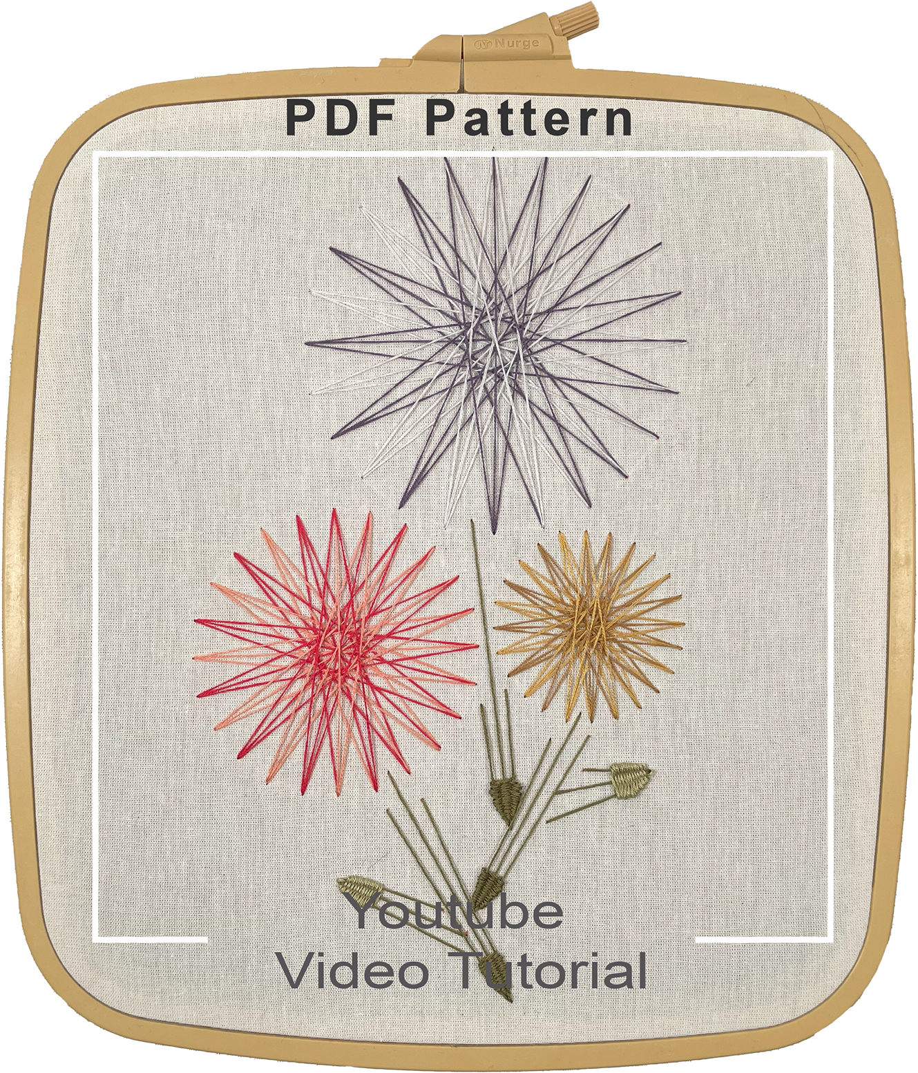 Embroidery Flower Designs Step by Step | Mind Blowing String Art Style