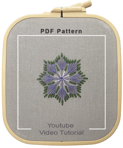 Very Easy Flower Embroidery Designs for Beginners | Step by Step Long Tailed Daisy Stitch Tutorial