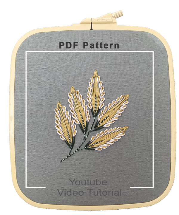 Creative Leaf Embroidery Idea Using Blanket Stitch | Simple Hand ...