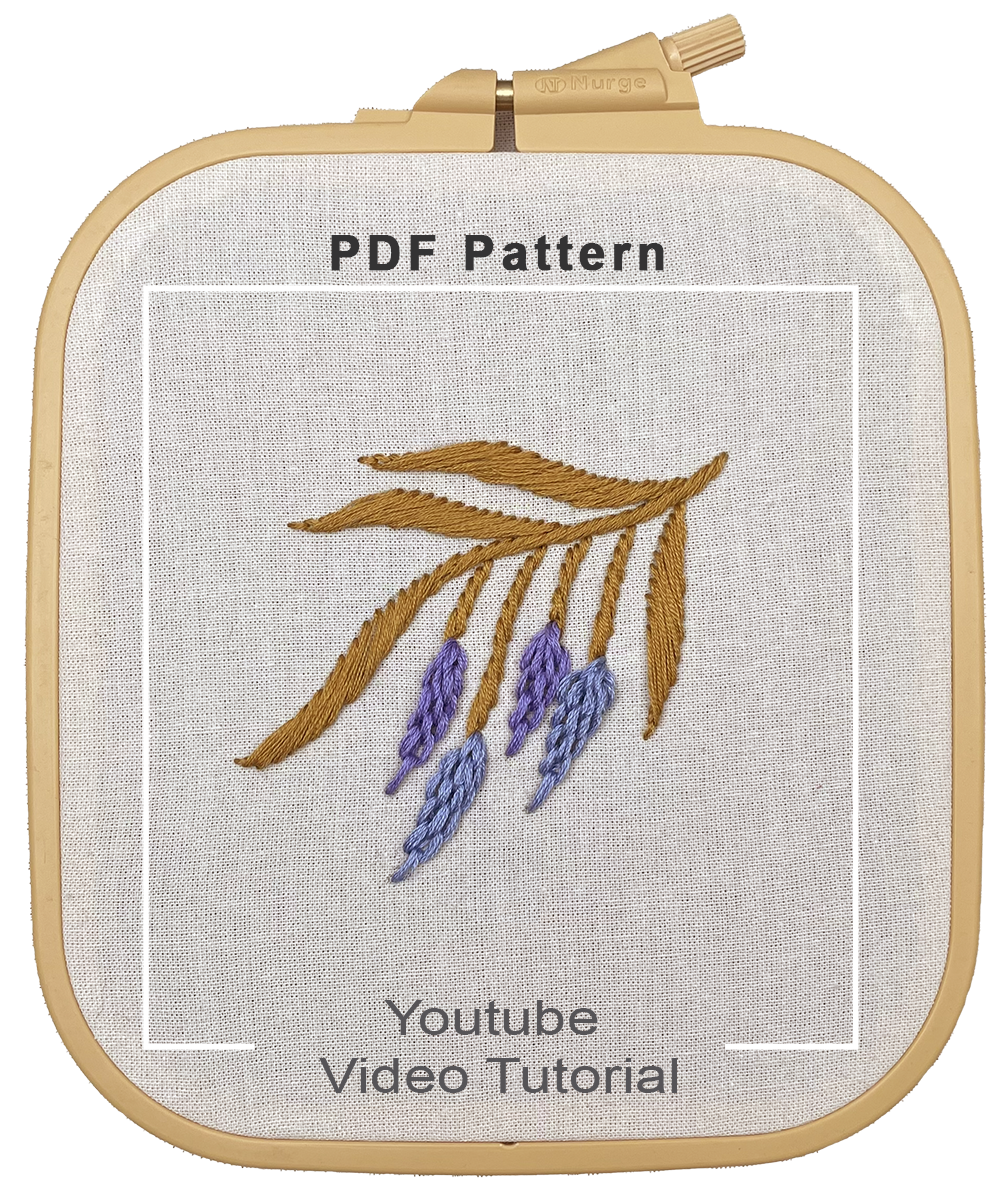Stunning Cluster Flowers Using Portuguese Border Stitch | Most Beautiful Embroidery Design